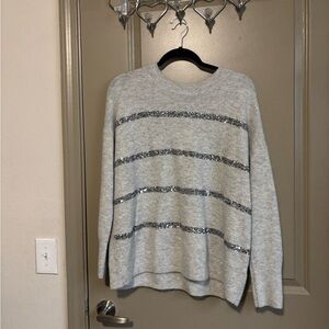 Vince Camuto Light Gray Knit Sweater